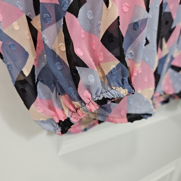 Lane Bryant Colorful Geometric Top Plus Size 18/20 - Picture 6 of 6